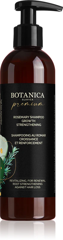 Shampoo intensivo Soaphoria Botanica Slavica de Alecrim para crescimento e fortalecimento dos folículos capilares.