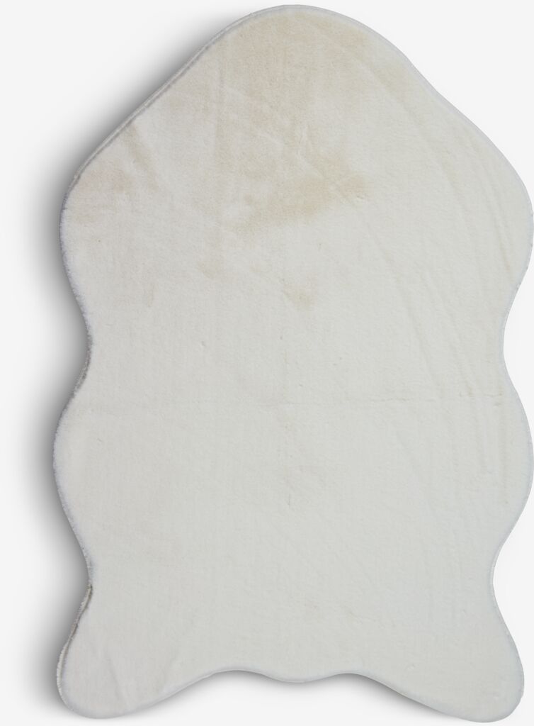 OXEL mākslīgās kažokādas paklājs OXEL 60x90 balts
