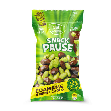 Nuts Original Pause-Edamame Green&Choco 25 gr 25 gr