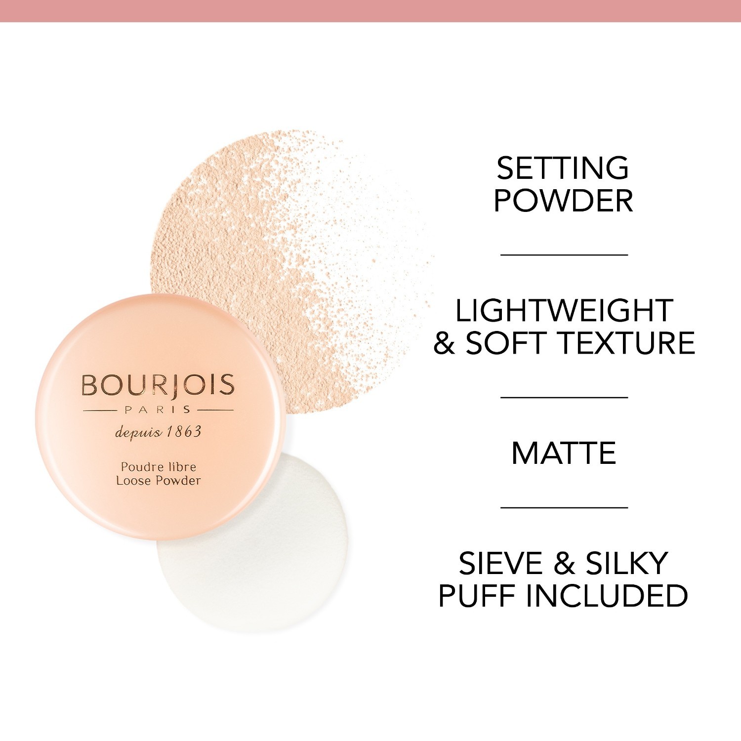 „Bourjois Powder Libre“ biri pudra - 32 g