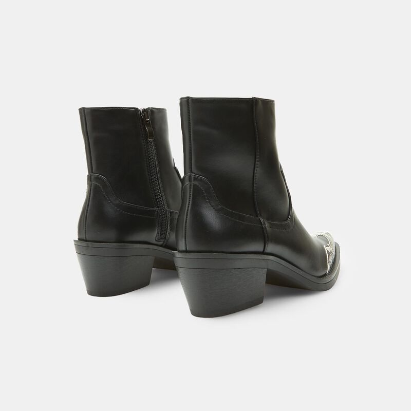 Bata Red Label ženske cipele s printom pitona, peta i prsti, texaske