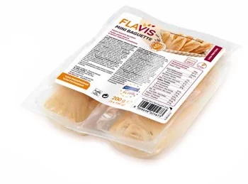 FLAVIS MEVALIA Flavis Mini Baguette Weiße Sandwiches ohne Protein 2x100 g