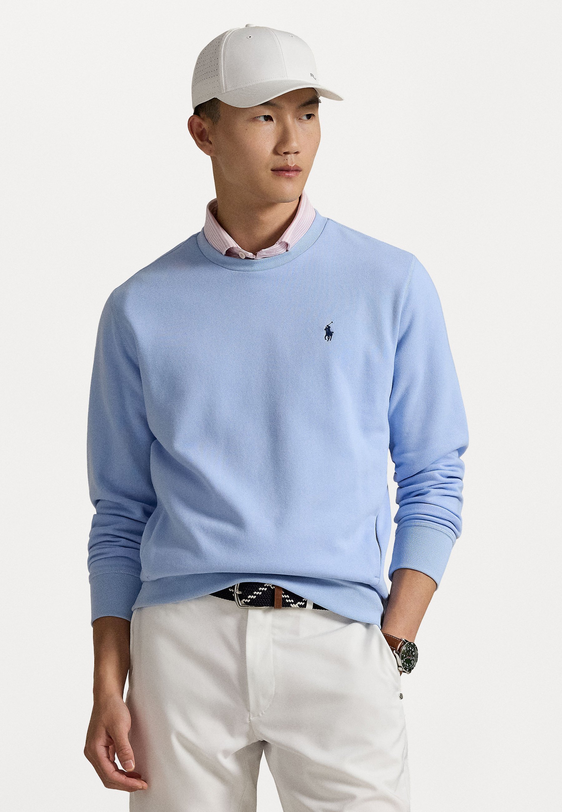 Polo Ralph Lauren CLASSIC FIT PERFORMANCE PULÓVER - Pulóver - irodai kék