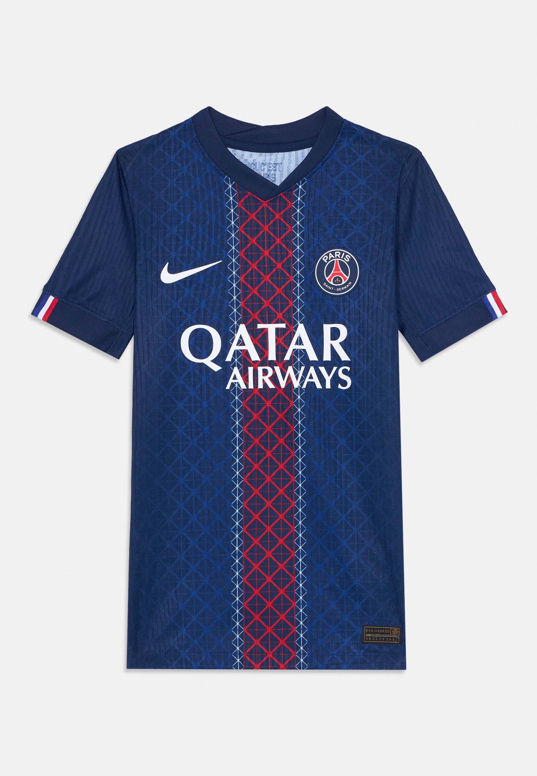 Nike Performance PARIS GERMAIN UNISEX - Sport T-shirt - middernachtblauw/wit