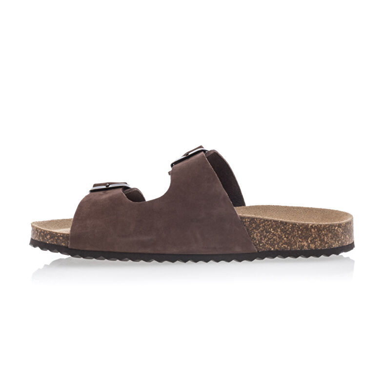 Sandali da donna marroni / Scarpe aperte in punta