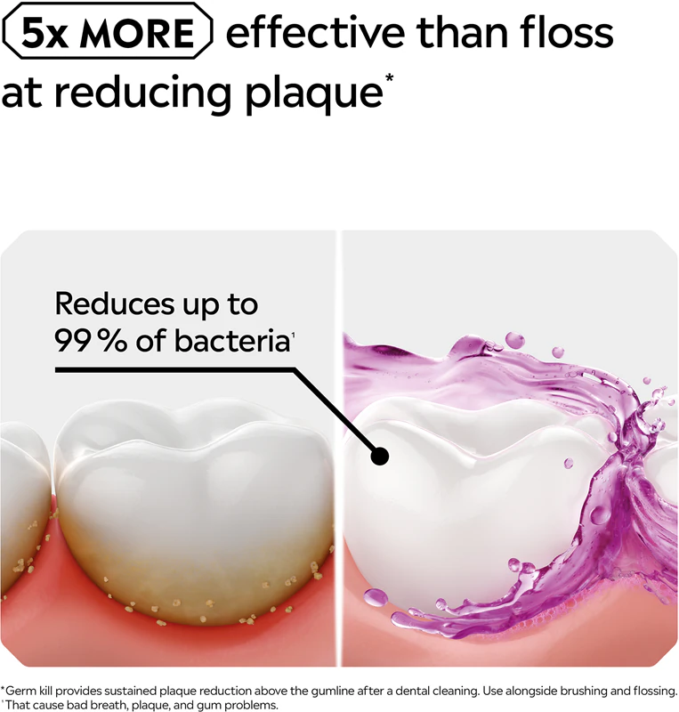 Listerine Total Care Teeth Protection Mundspülung bietet umfassenden Zahnschutz und frischen Atem.