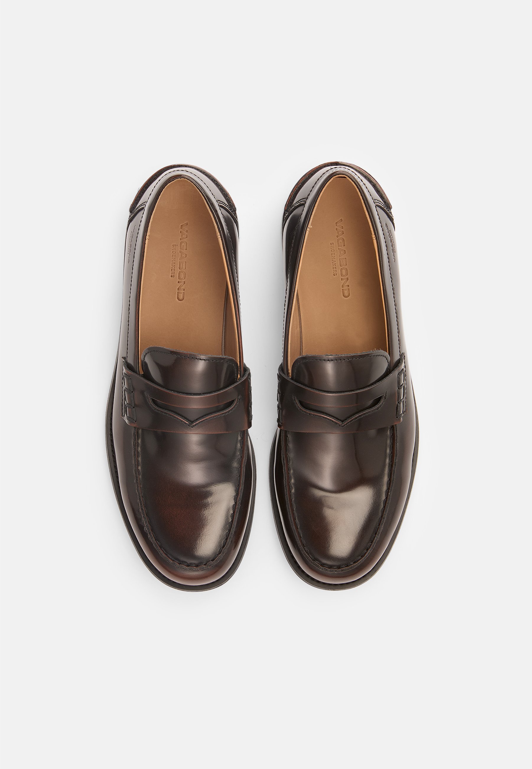Vagabond STEVEN - Mocassins - rouge foncé