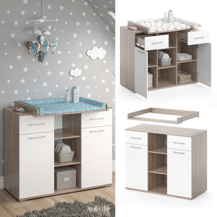 Trocador Leonie 113x109cm Sonoma Vicco 36685