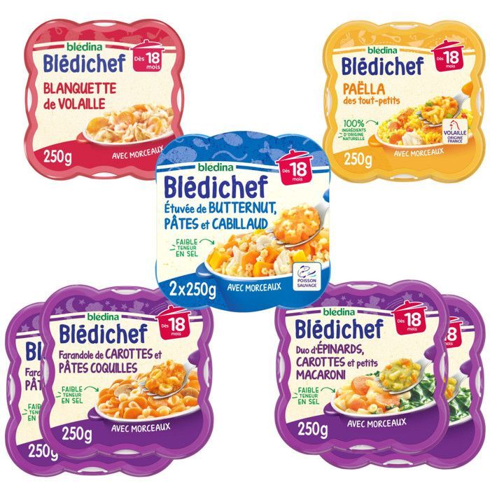 Blédichef X8 18 måneder FROKOST/AFTENSMAD