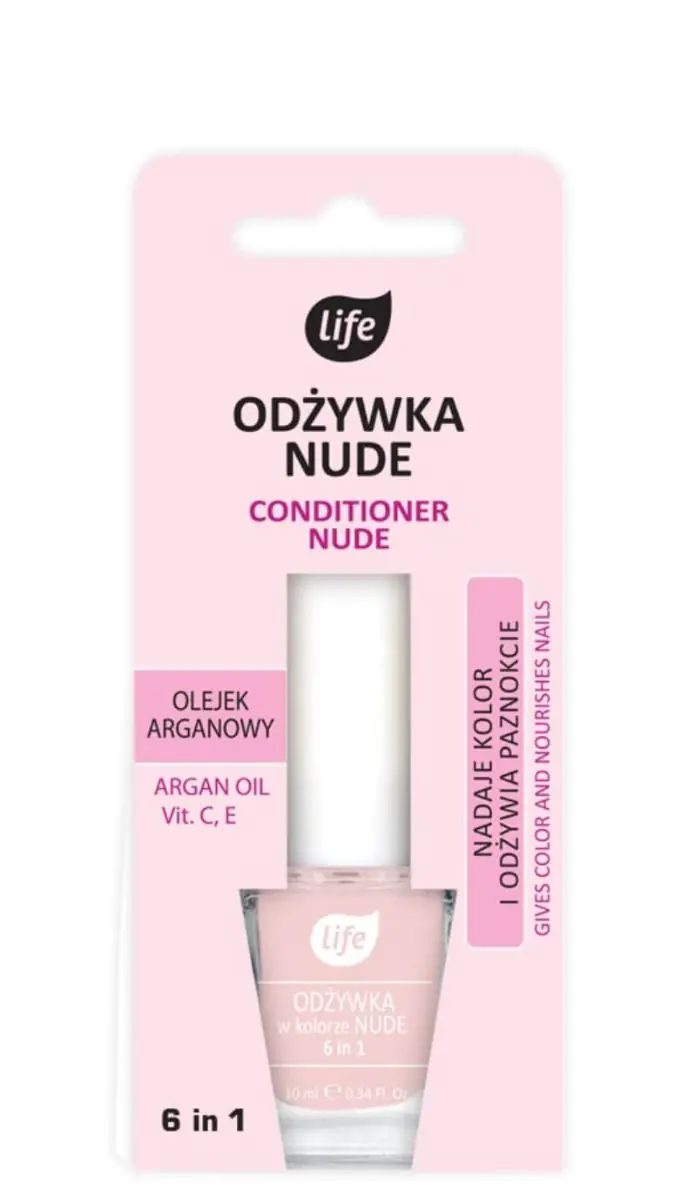 Life Nude odżywka do paznokci 6w1, nr 02