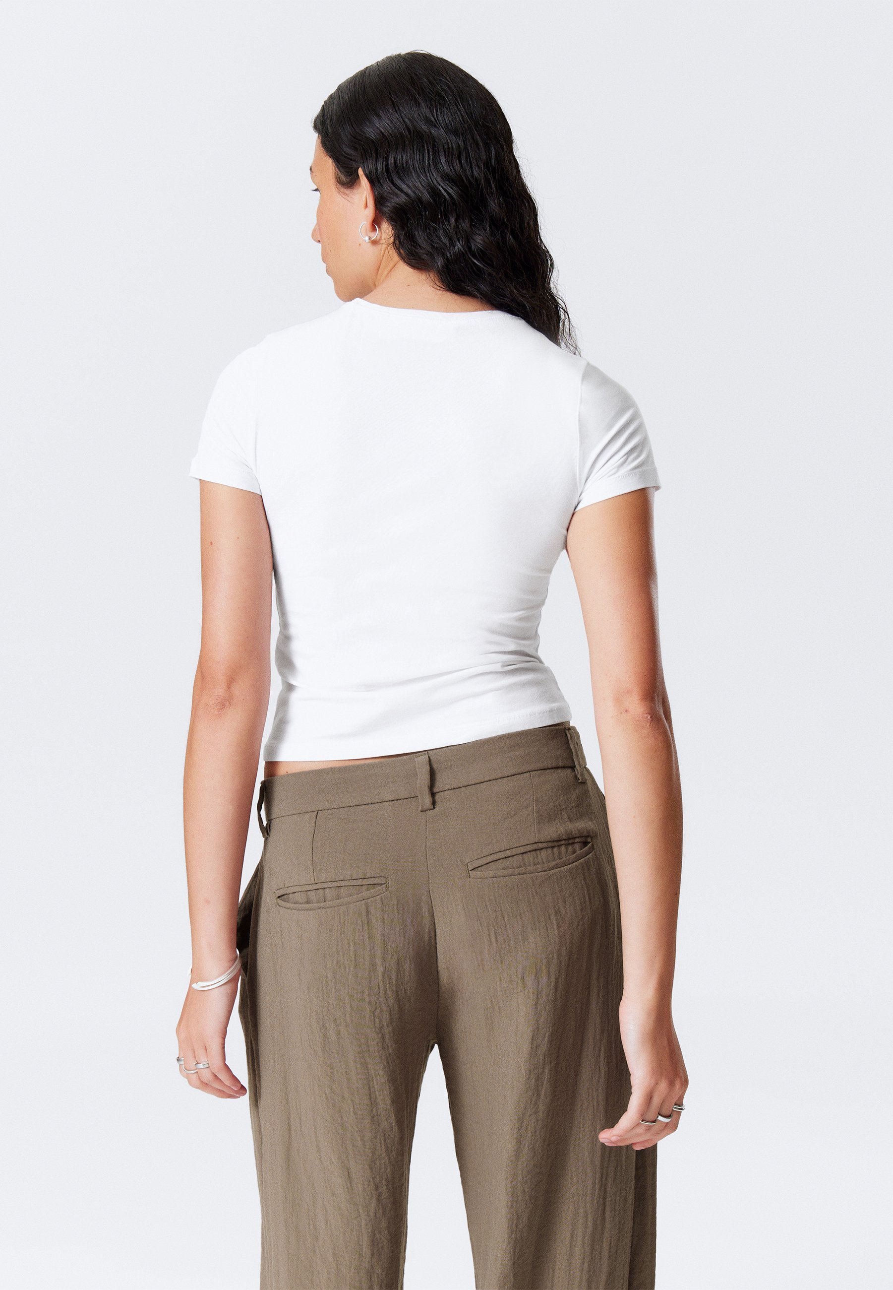 T-shirt basic per i giorni feriali - bianca