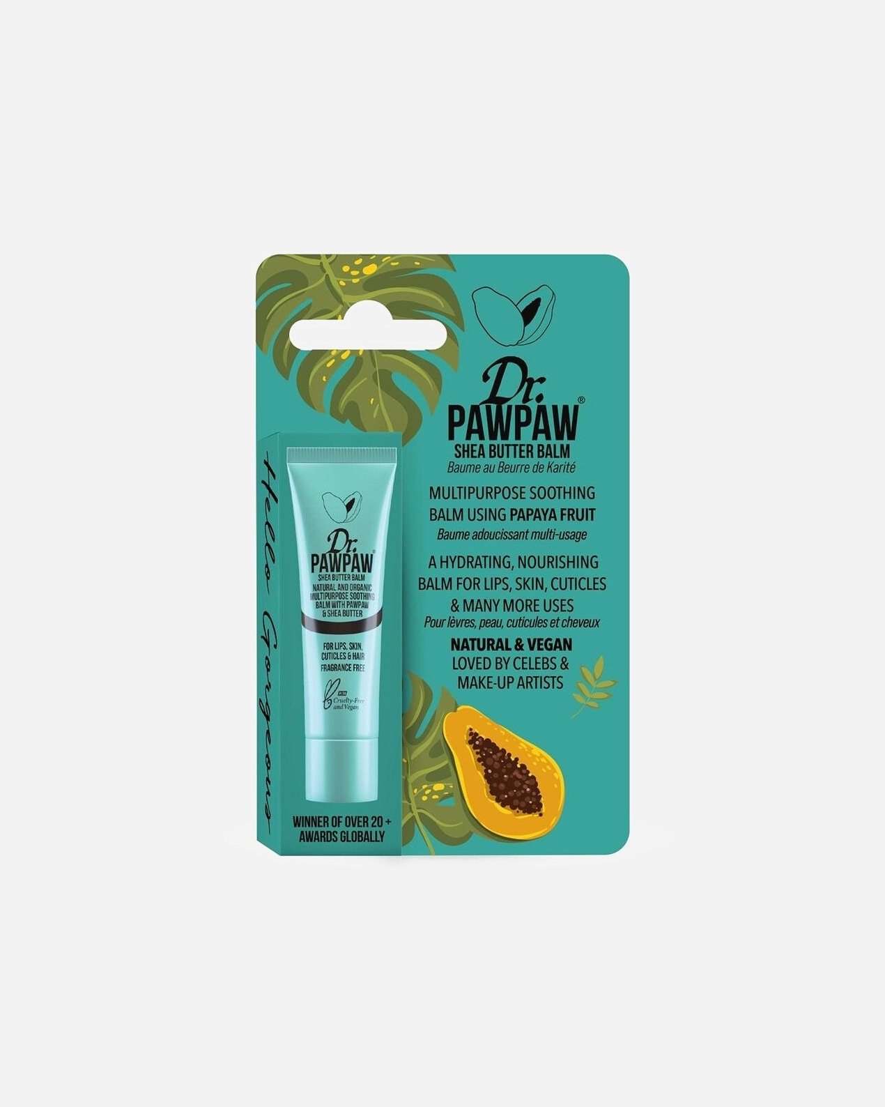 Dr. PawPaw lūpų balzamas su taukmedžio sviestu, žalias - 10 ml