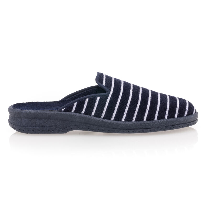 Blaue Herrenpantoffeln