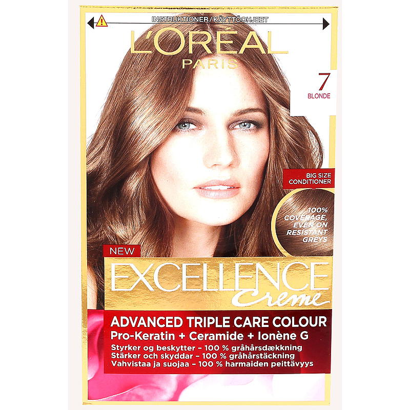 Loreal L'Oréal hårfarve 7 blond