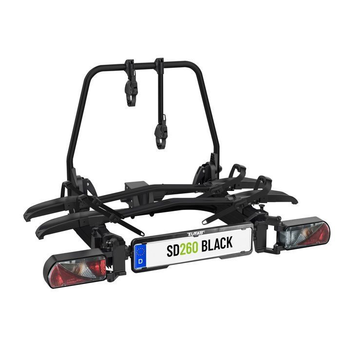 Porte-vélos 2 Vélos Spécial Fourgon Et Portes Battantes Sd260 Black Edition - Eufab