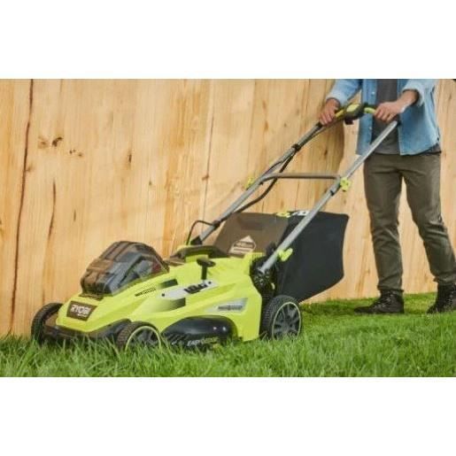 RYOBI - Cortacésped Power Assist™ MAXPOWER de 36 V - Diámetro de corte de 40 cm - Recogida y trituración + Batería de 5,0 Ah y cargador - RLM36X41H50PG