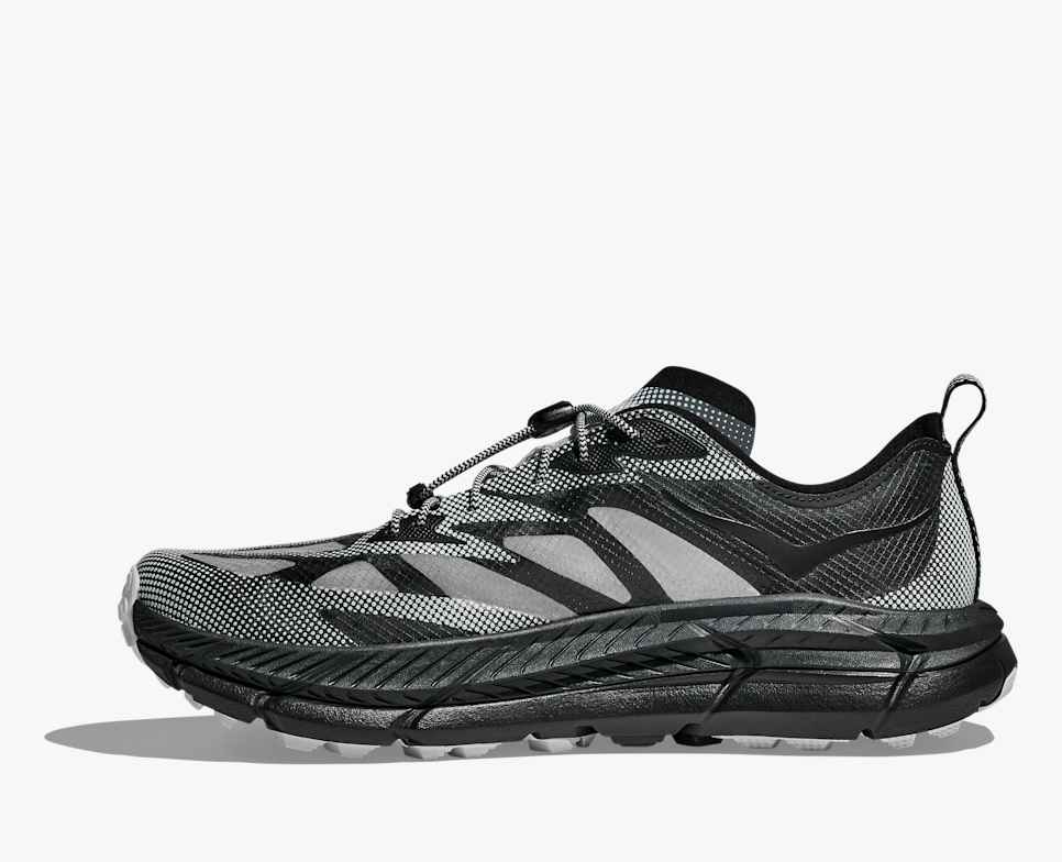 HOKA Stealth/Tech Mafate Speed 4 Lite Schwarz/Weiß