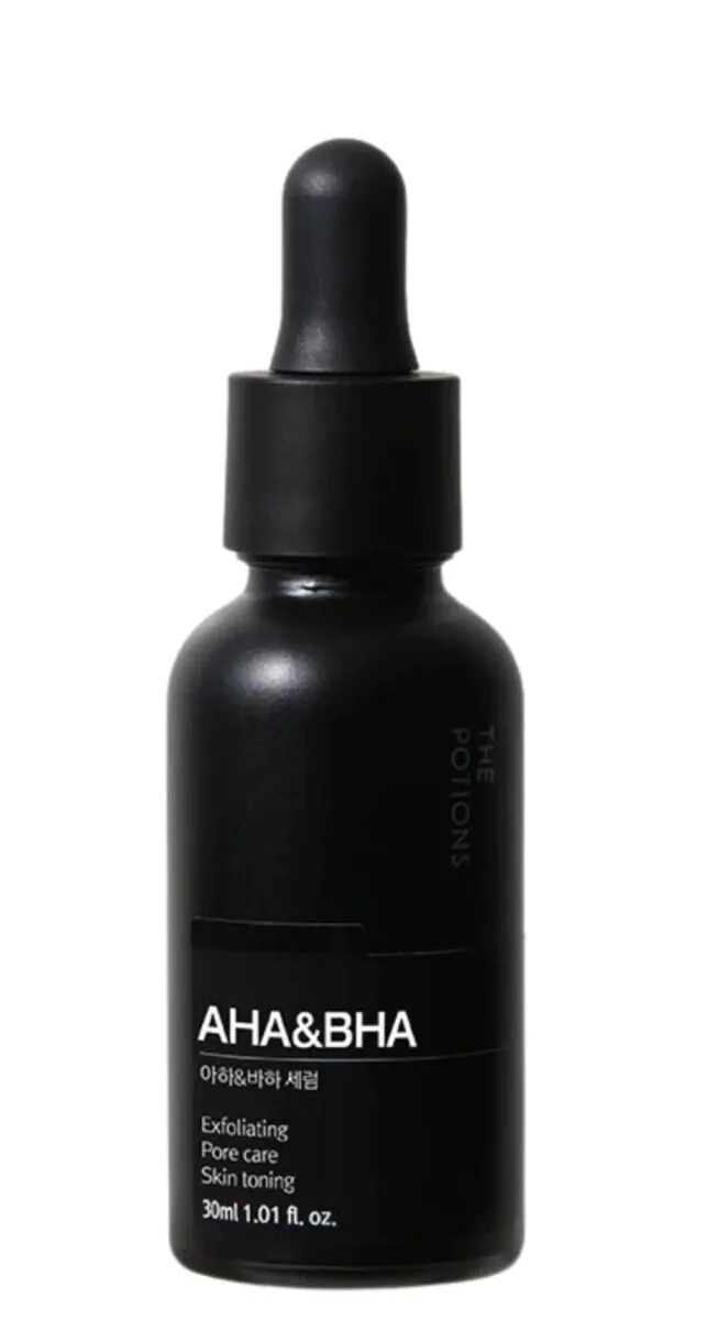 The Potions Black Line AHABHA Złuszczające serum z kwasami AHAi BHA