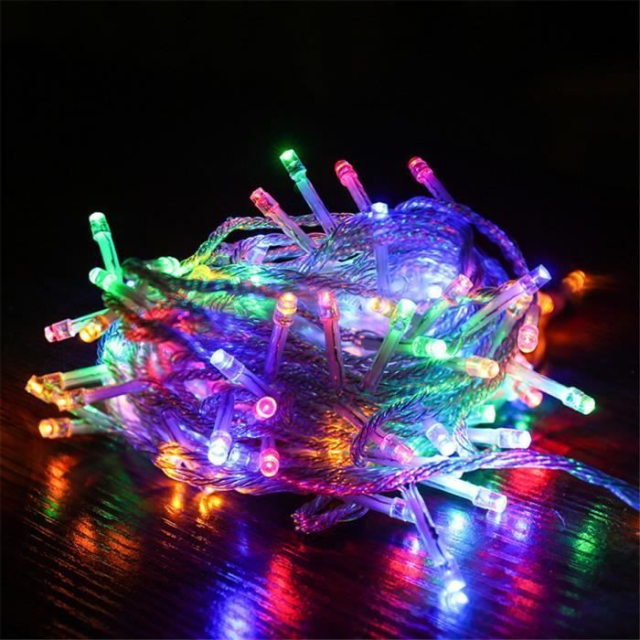 Guirnalda de luces LED para exteriores de 30 m/300 LED, AC220V, 8 modos, ideal para decoración de fiestas, Navidad, cumpleaños, árbol de Navidad y bodas (RGB).