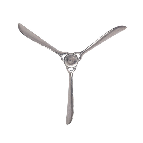 Dekoracyjne Śmigło 85 cm Metalowy Model Samolotu Duża Figura Aluminiowa