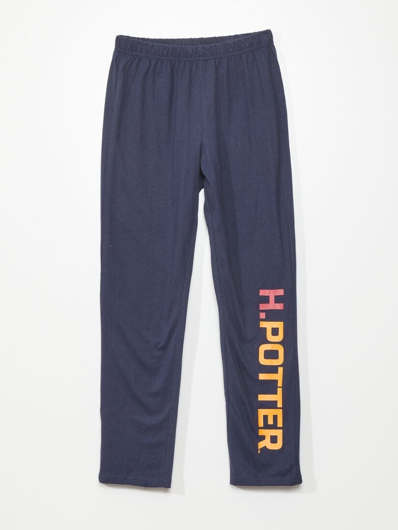 Conjunto de pijama de 2 piezas de Harry Potter - Gris