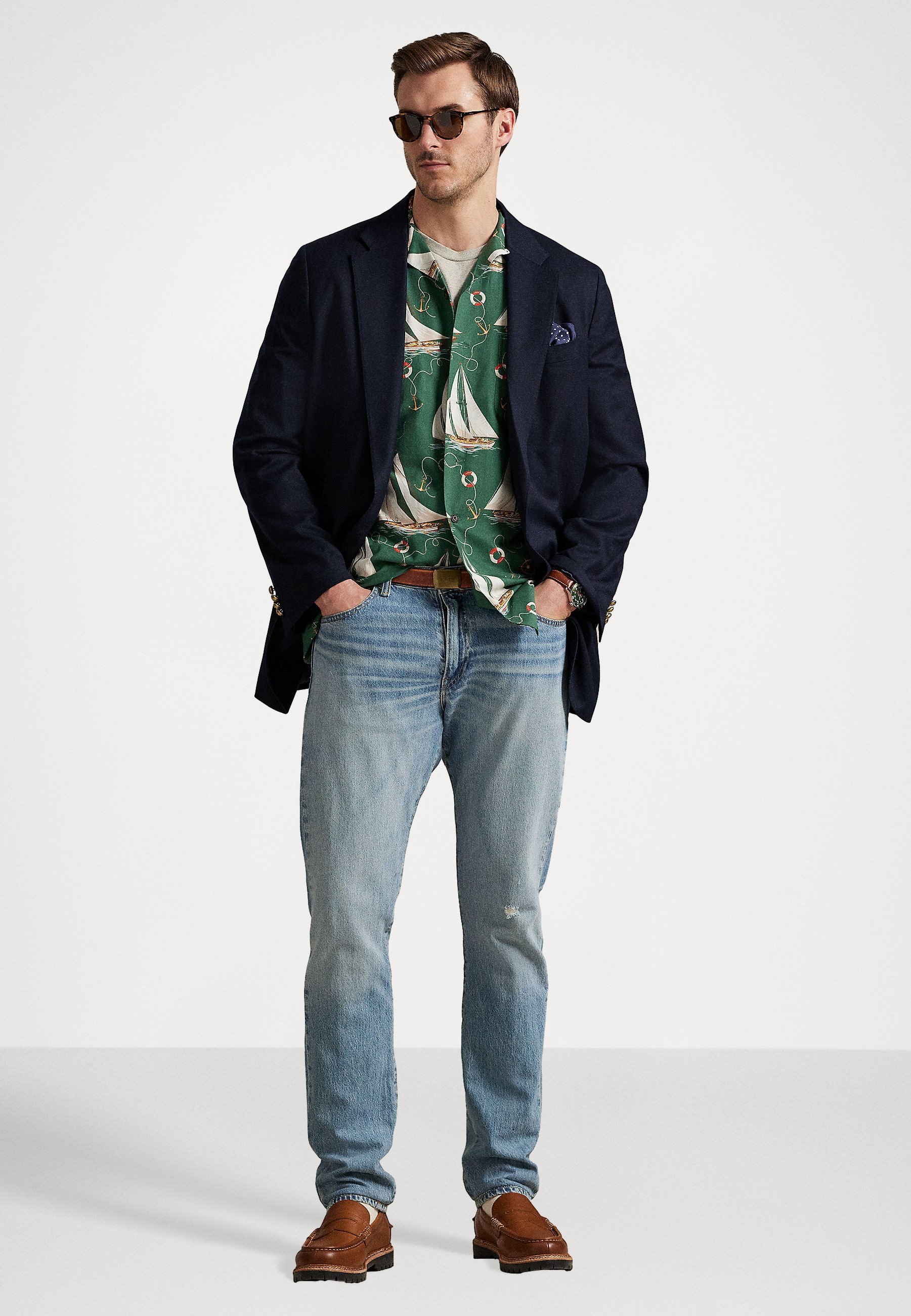 Polo Ralph Lauren Big & Tall CLADYPPPKSSS-SHORT SLEEVE-SPORT SHIRT - Camicia - verde