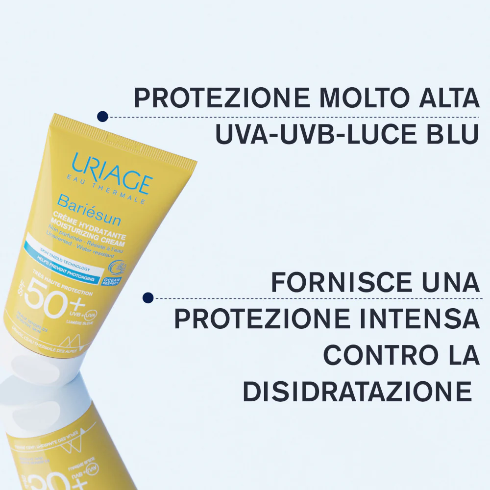 BARIESUN Crema Solare Idratante SPF50+ - Solare viso alta prot.