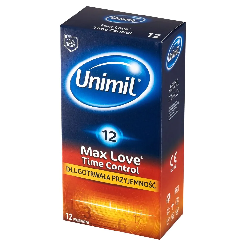 Unimil Max Love Time Control 12 Sztuk