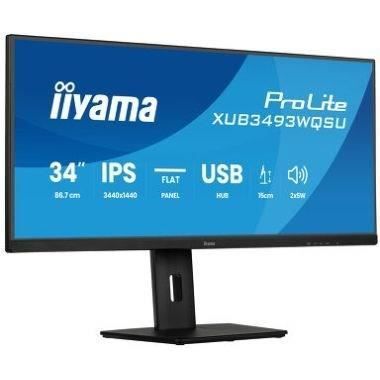 Schermo piatto - IIYAMA - XUB3493WQSU-B6 - IPS UQHD 34