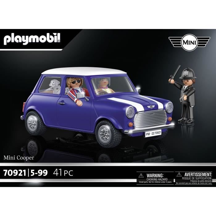 PLAYMOBIL 70921 Mini Cooper, Coches clásicos, Adulto, Coche de colección
