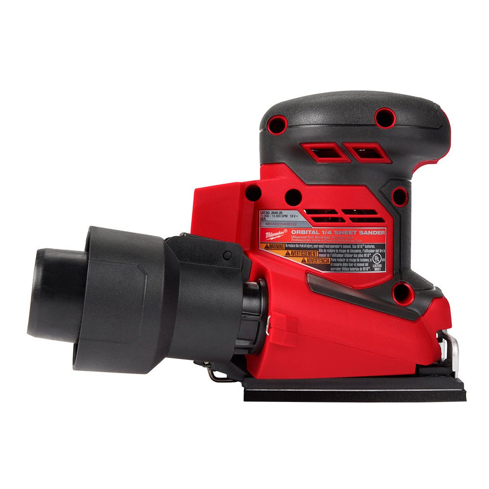 MILWAUKEE 18V 1/4 Blechschleifer M18BQSS0