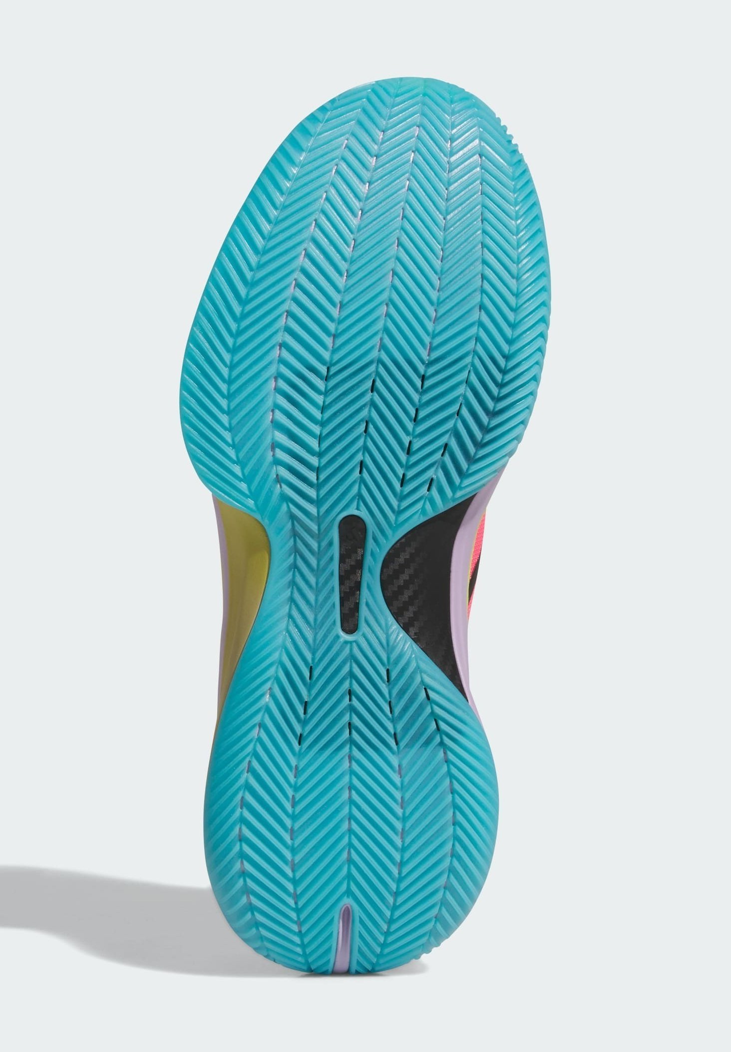 adidas Performance SELECT - Chaussures de basketball - rose vif/prune poudrée/vert citron