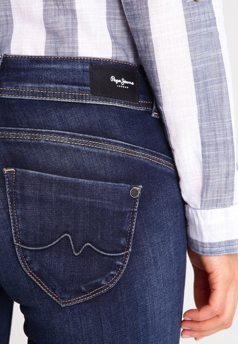Pepe Jeans Slim fit jeans - donkerblauwe denim