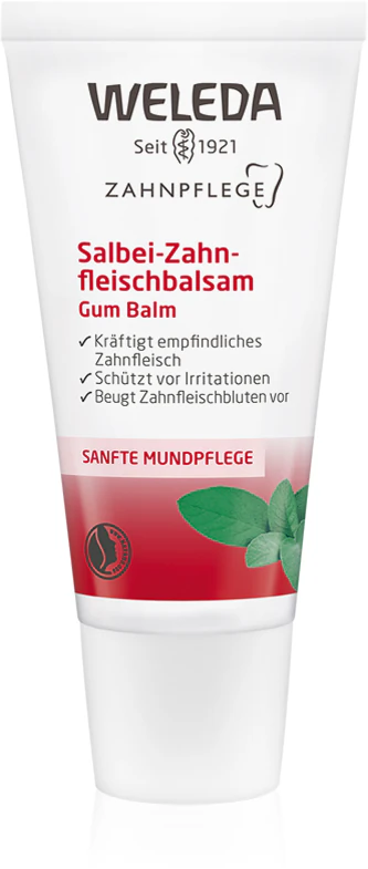 Bálsamo para gengivas Weleda Dental Care com sálvia
