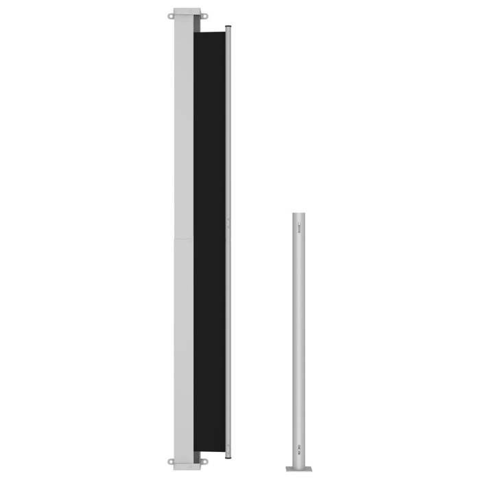 Retractable side awning/privacy screen for patio, garden, terrace, balcony - 220 x 300 mm