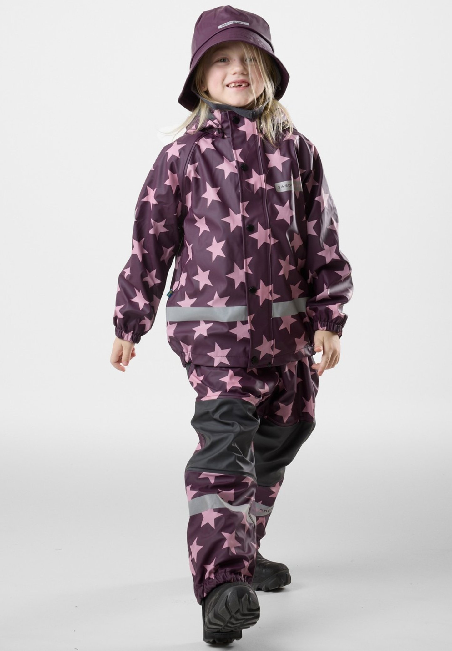 Ensemble Swedemount DROP - Combinaison de ski - prune rose clair