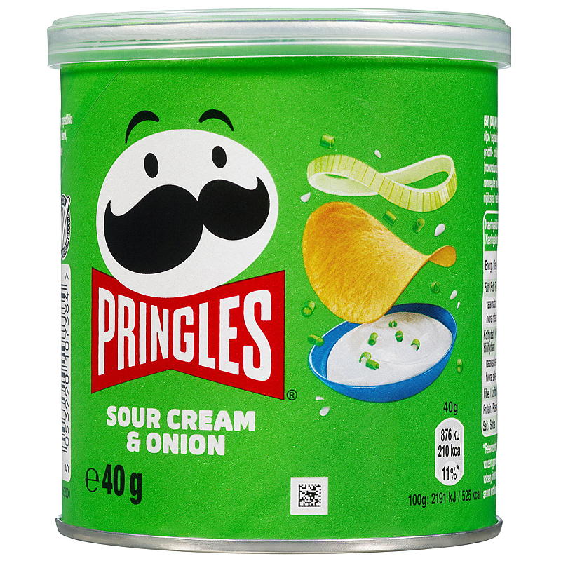 Pringles 40 g Crème fraîche & ui