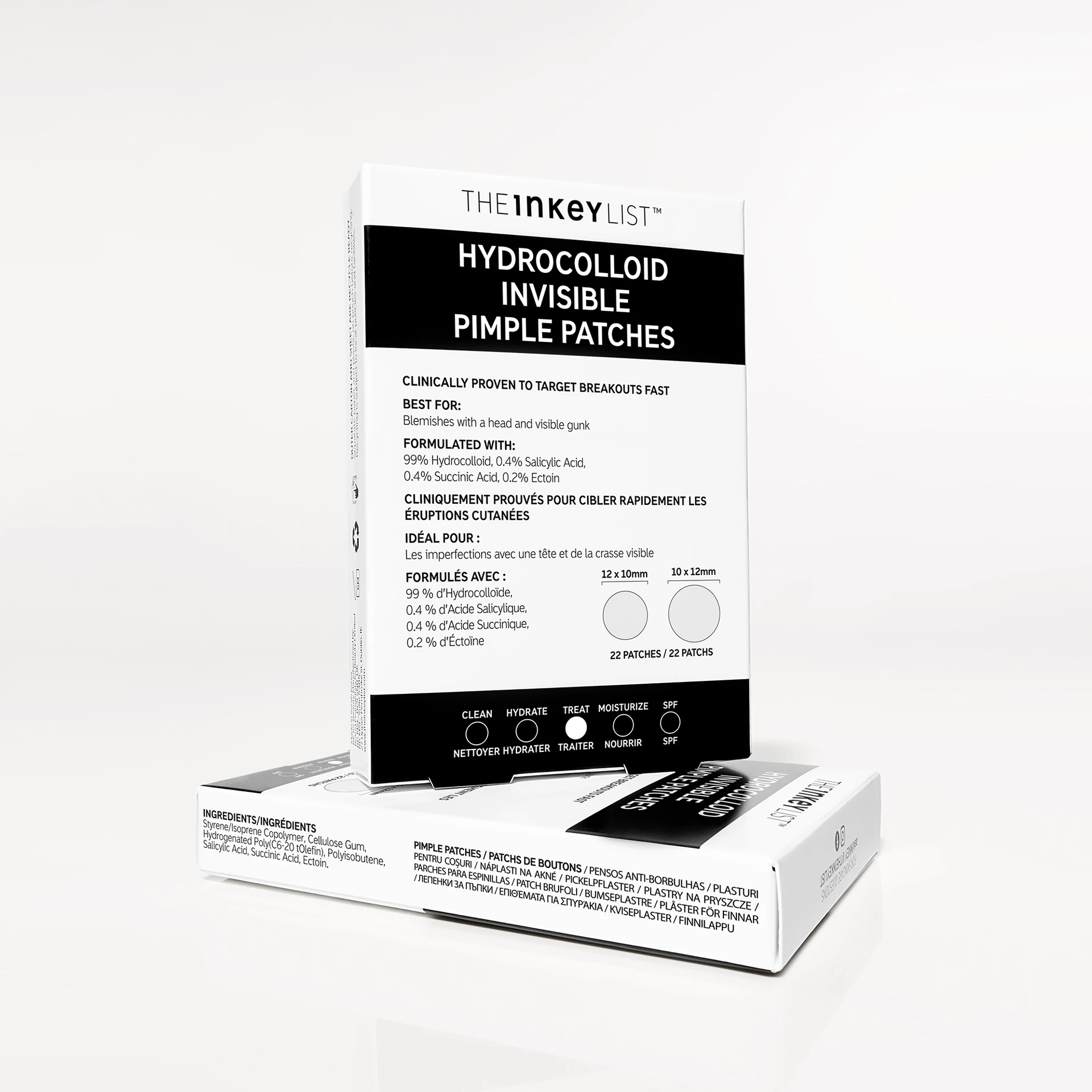 Hidrokoloidni nevidljivi flasteri za prištiće - INKEY lista