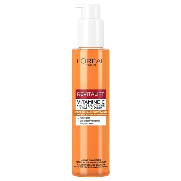 L'Oréal Paris Revitalift pjenasta krema za čišćenje s vitaminom C 150ml