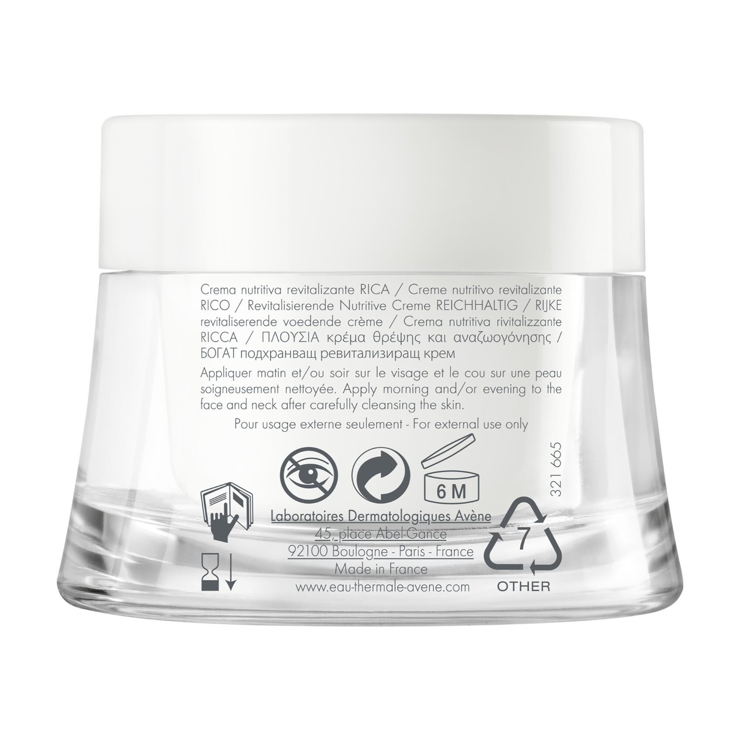 Avène Crème nutritive revitalisante riche