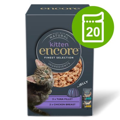Encore Kitten Jelly Pouch sparepakke 20 x 50 g