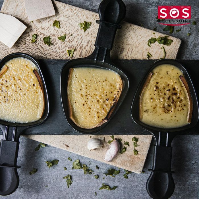 Set di 8 piatti da raclette