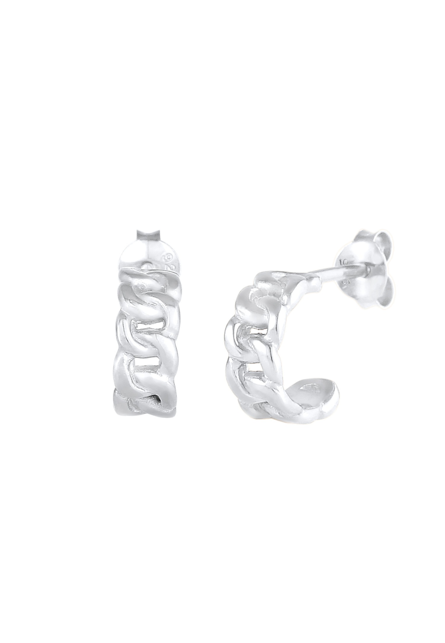 Elli Mini créole pour dames en 925/1000 argent massif