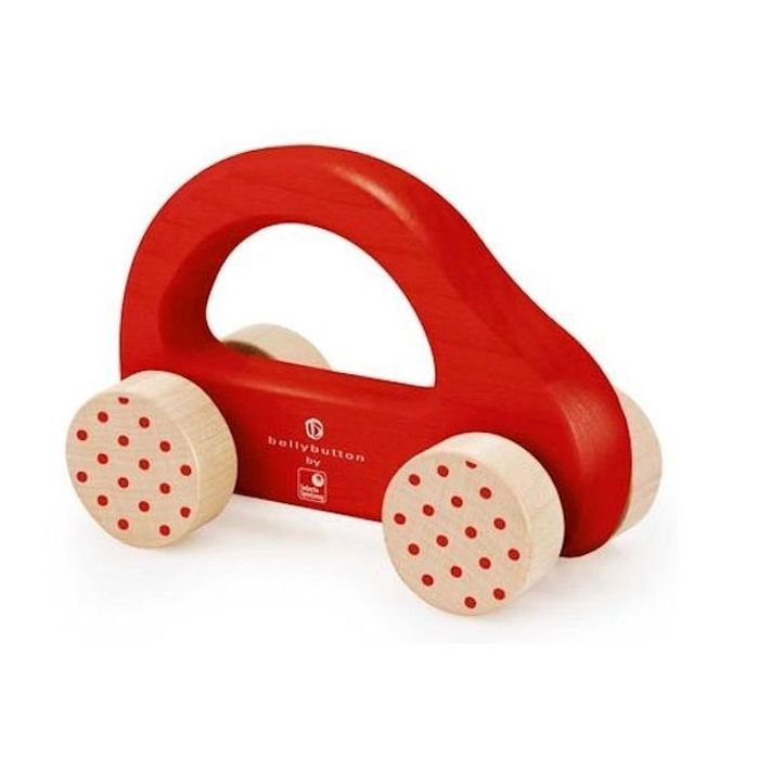 Voiture à pousser en bois - SELECTA - Petite voiture rapide rouge - Mixte - A partir de 6 mois