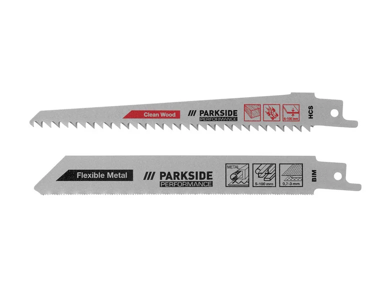 Serra sabre PARKSIDE PERFORMANCE® PSSAP 2028, alimentada por bateria, 20 V