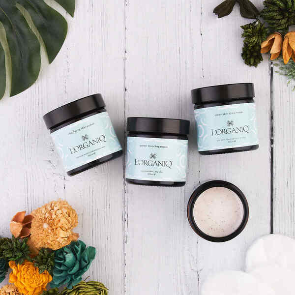 L'ORGANIQ Vihreän teen savinaamio 50ml