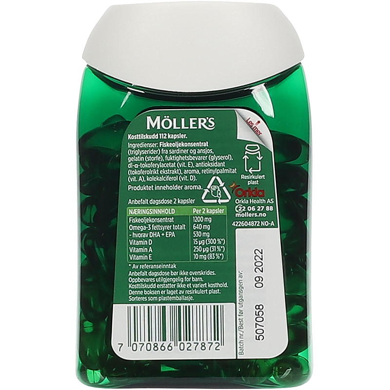 Möller's Möller's Original Omega-3 112 stk.