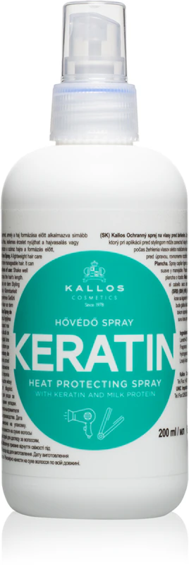 Kallos KJMN Keratine hittebeschermingsspray voor haar
