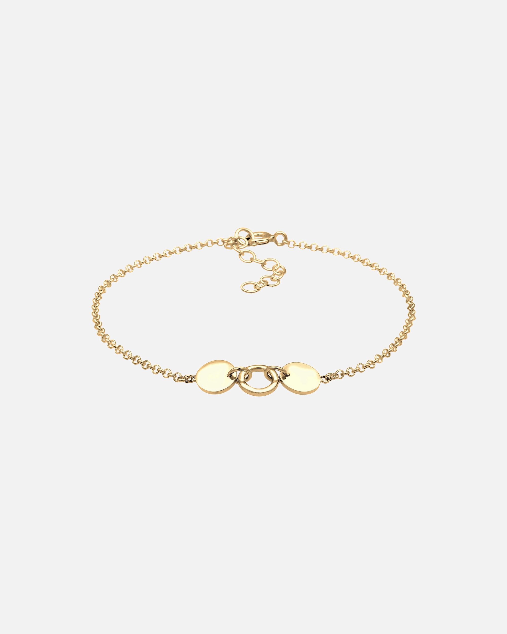 Elli Geo Plaquette Bracelet Femme - (925/1000) Argent