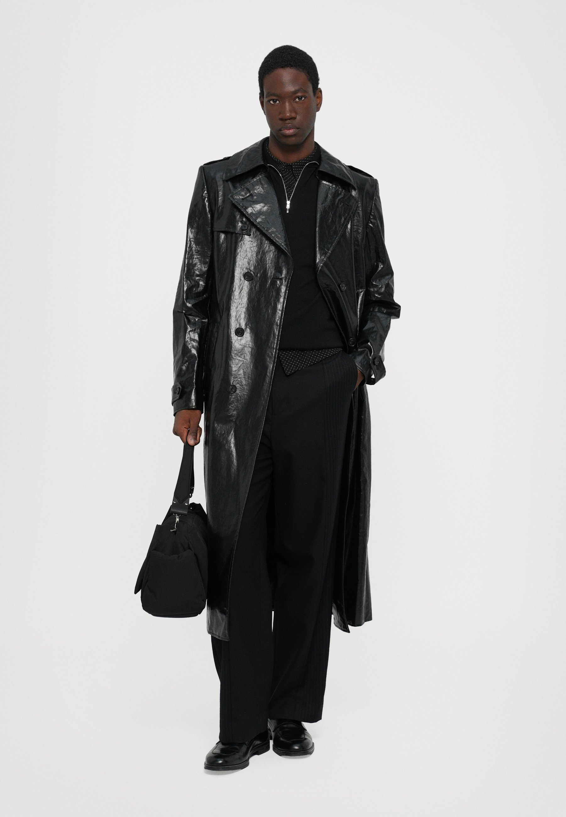 MM6 Maison Margiela Trenchcoat - svart